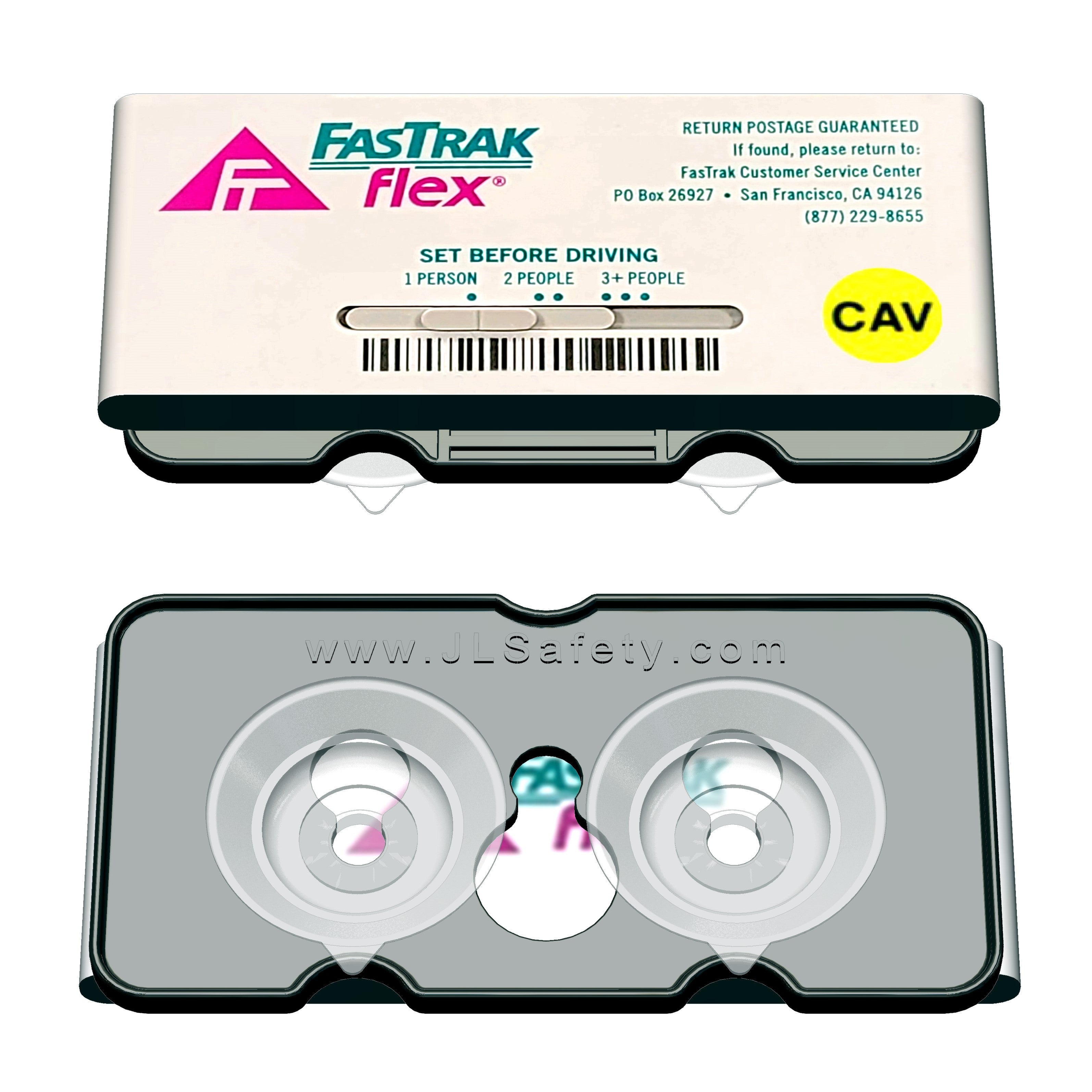EZ Pass-Mate™ Clear Toll Pass Holder for ALL E-ZPass, I-Pass, NC Quick – JL  Safety