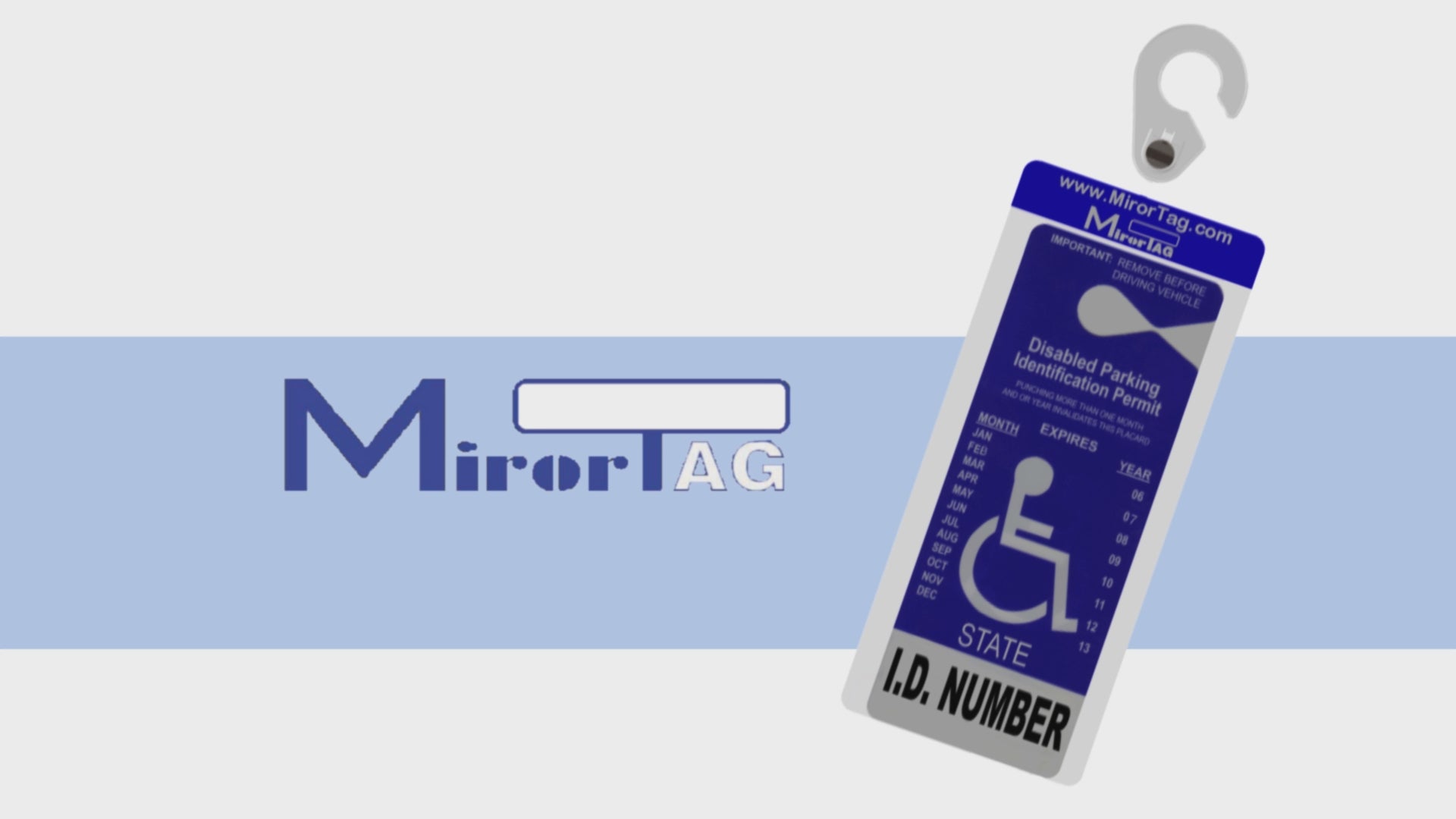 Mirortag Silver™ - Handicap Parking Placard holder & Protector for sho – JL  Safety